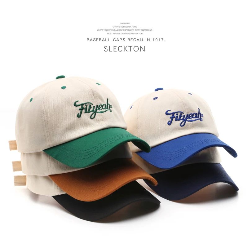 

SLECKTON Cotton Baseball Cap for Women and Men Fashion Fityeah Embroidery Hat Summer Sun Caps Casual Snapback Hats Unisex Gorras