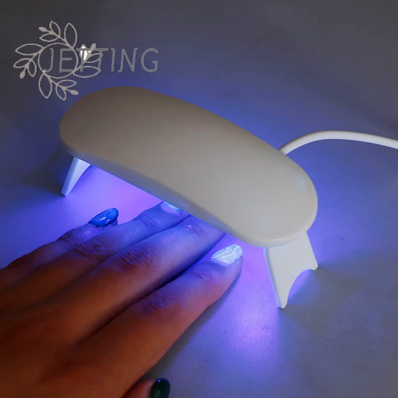 HOT 6W 80cm 미니 UV 램프 네일 드라이어 LED 램프 USB 충전 케이블 젤 폴리쉬 경화기 매니큐어 LED 마이크로 UV 램프 네일 도구