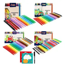 Natural Organic Paint Kids Crayons Set Safe Crayon Oil Watercolor Do Not Dirty Hand Plastic Painting Sticks Children Gifts