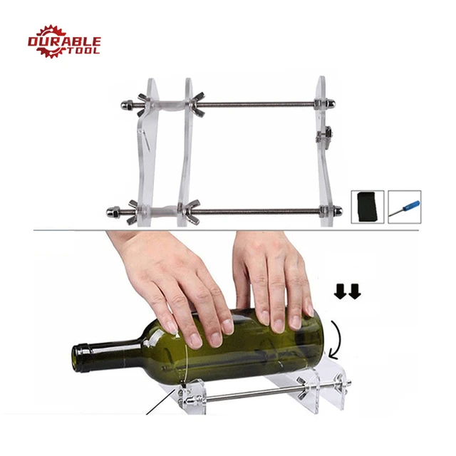 DIY Glass Bottle Cutter Machine major for Cutting Wine Beer Liquor Many  Glass Bottles Complete Bundle for Handicraft Projects