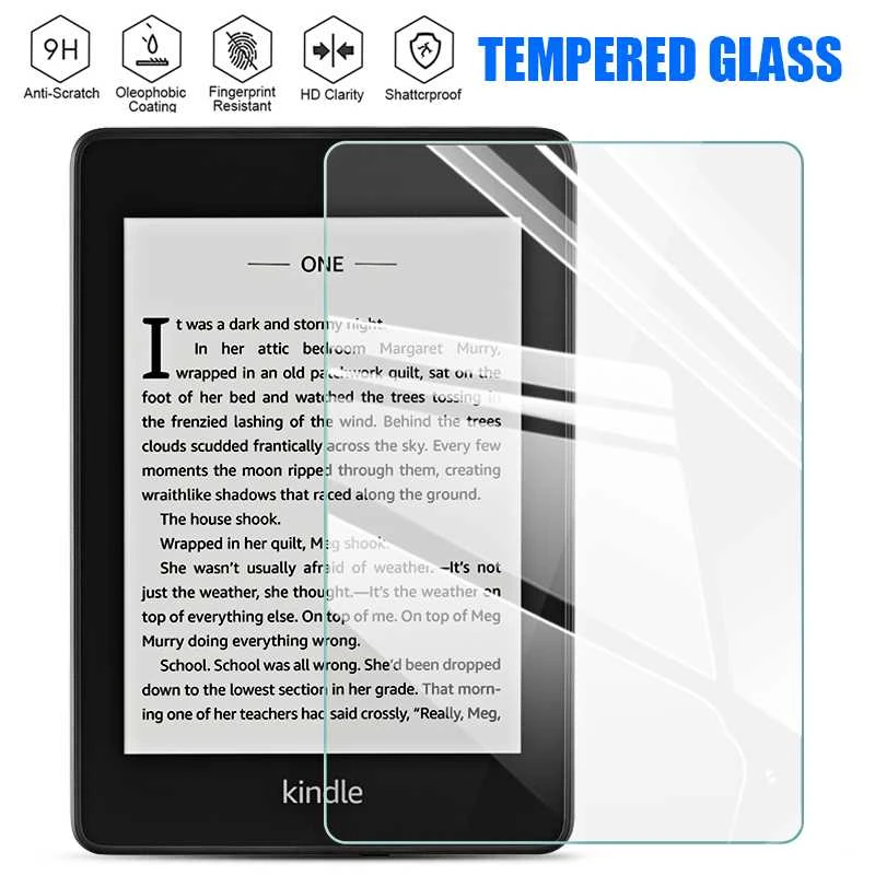 Protective Tempered Glass For Kindle PaperWhite 4 3 2 1 Screen Protector HD Film tablet chargers