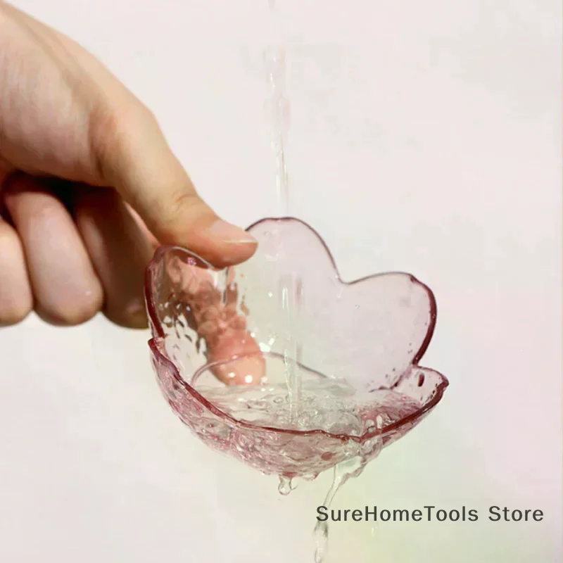 Hammer Pattern Cherry Blossom Sauce Dishes Small Plastics Seasoning Dish Sauce Bowl Ice Cream Small Dinner Plates