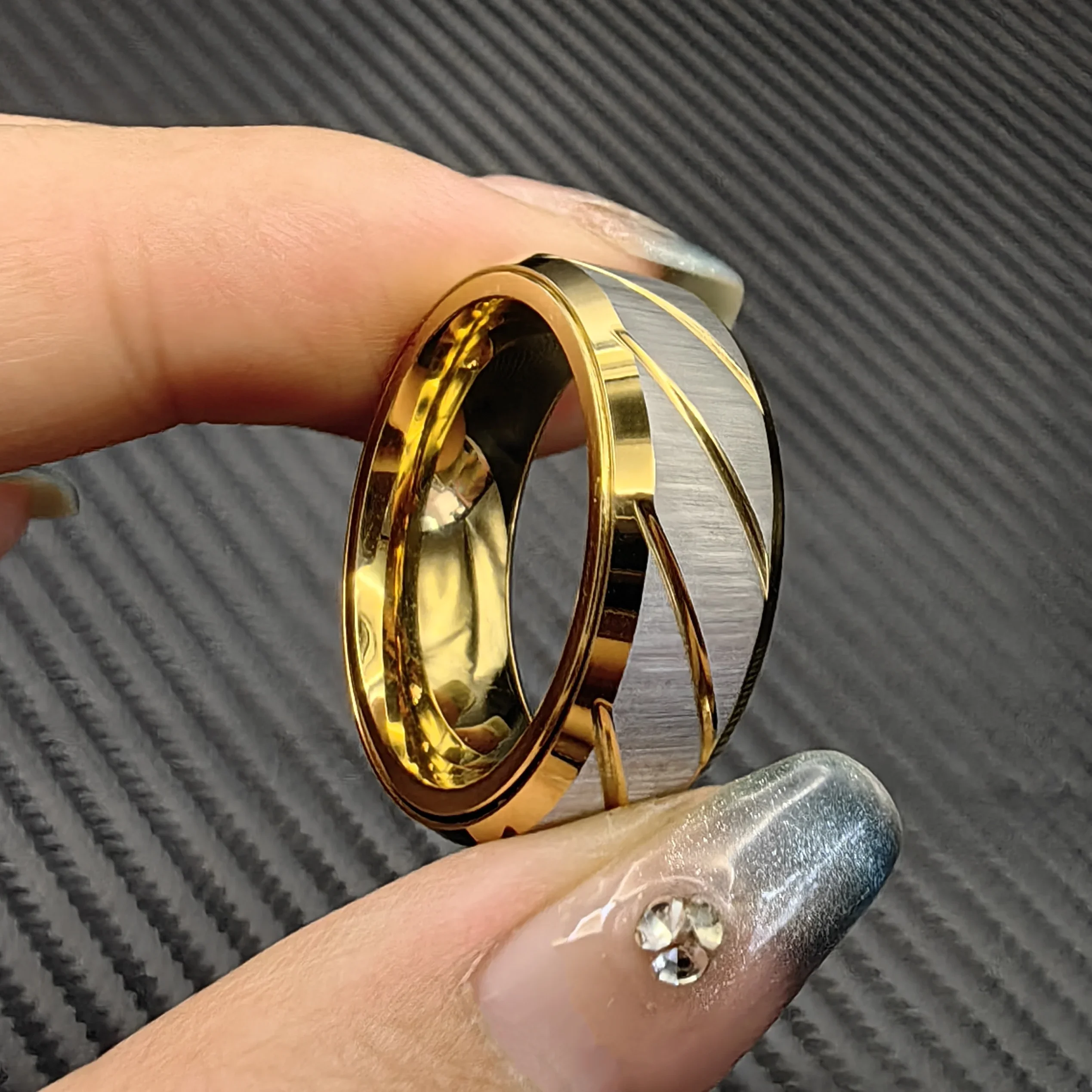 EDC Fidget Sliders Fashion Accessory Ratchet Ring Stress Relief for Adults Magnetic Metal ADHD Casual Rings Haptic Coin 2