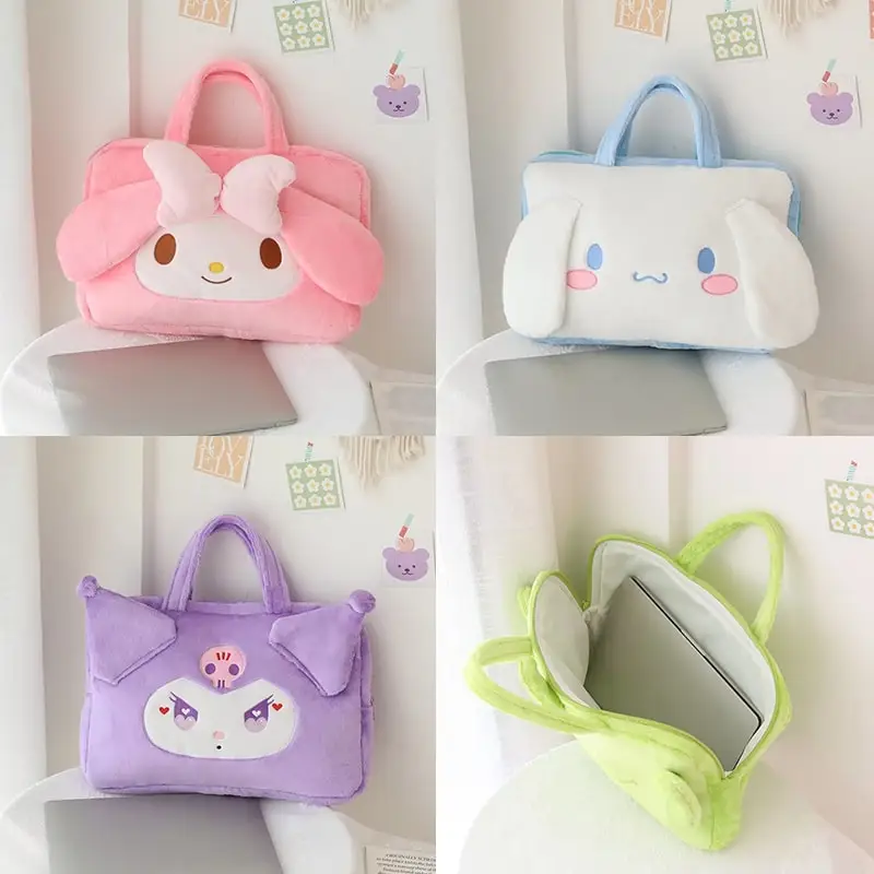

Аниме Sanrios Cinnamoroll Kuromi My Melody плюшевые милые Мультяшные учебные книги журналы ручной Органайзер сумка подарок для друга