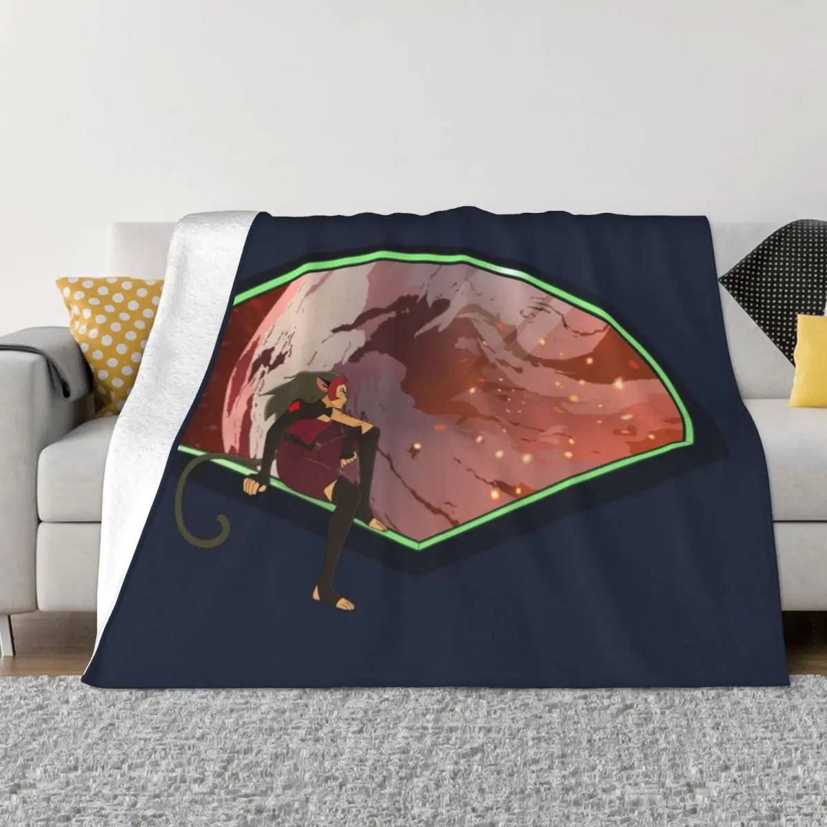 

Catra in Space Throw Blanket heavy blanket to sleep Sofa Quilt