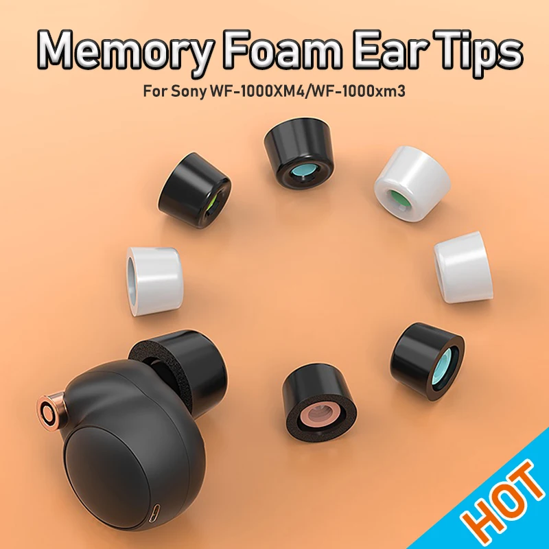 MemoryFoamEarTipsForSonyWF1000XM4WF1000XM3ReplacementEarbud