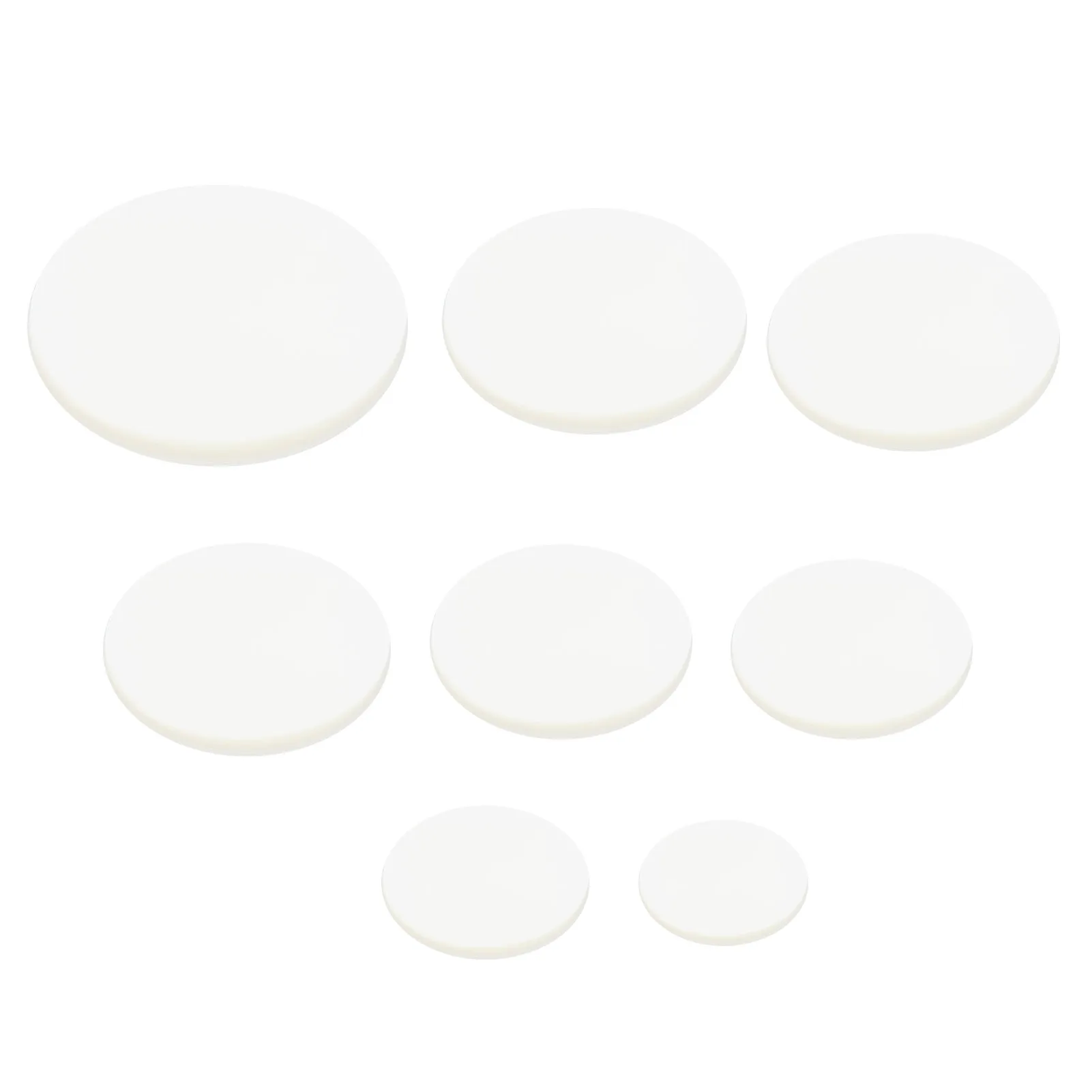 100Pcs Badge Film PVC Material Pattern  Wide Application Transparent Badge Protective Film Transparent Film Covers