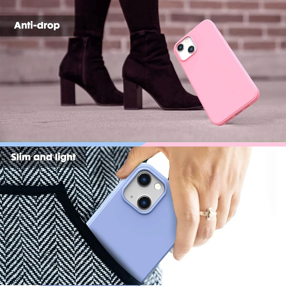 Vibrant Silicone Matte Soft Case - Luxury Ultra Thin Back Cover Shell