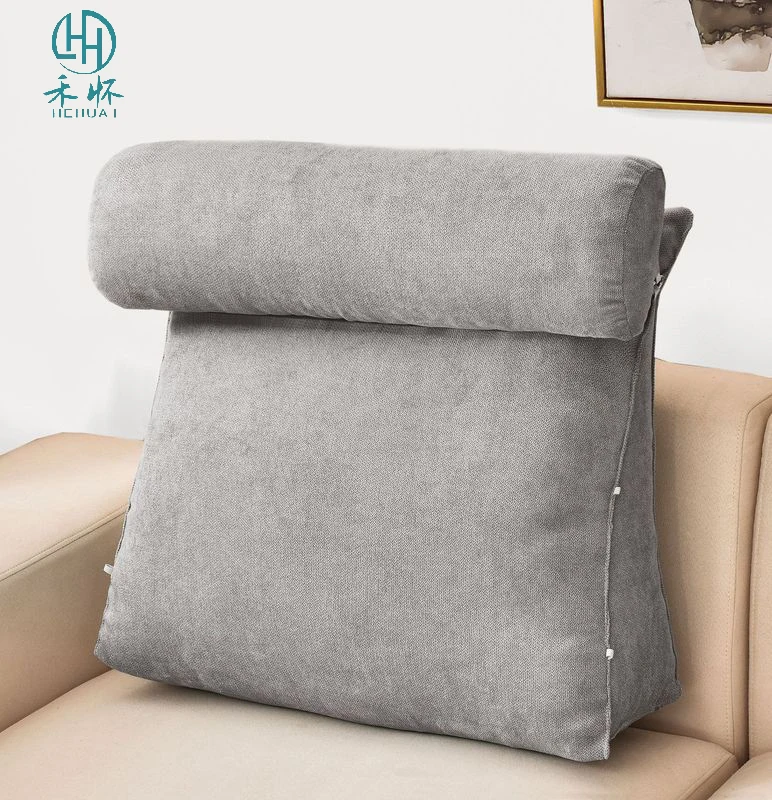 

Wedge Pillow for Bed Backrest, Office Chair, Lounger, TV Reading, Lumbar Cushion, Soft Back Rest, Household Decor