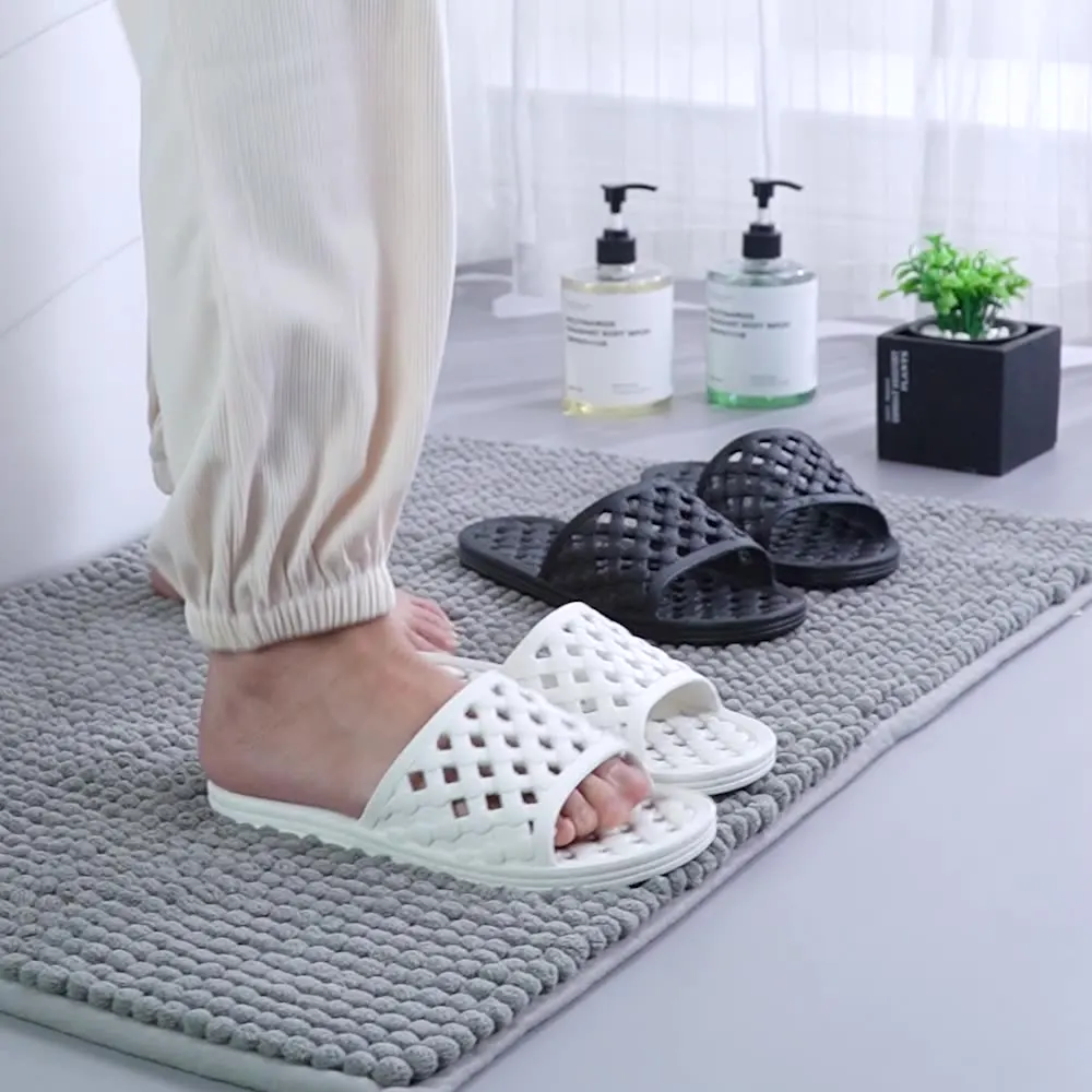 Unisex Bathroom Non-slip Flip Flops Bath Slippers Indoor Home