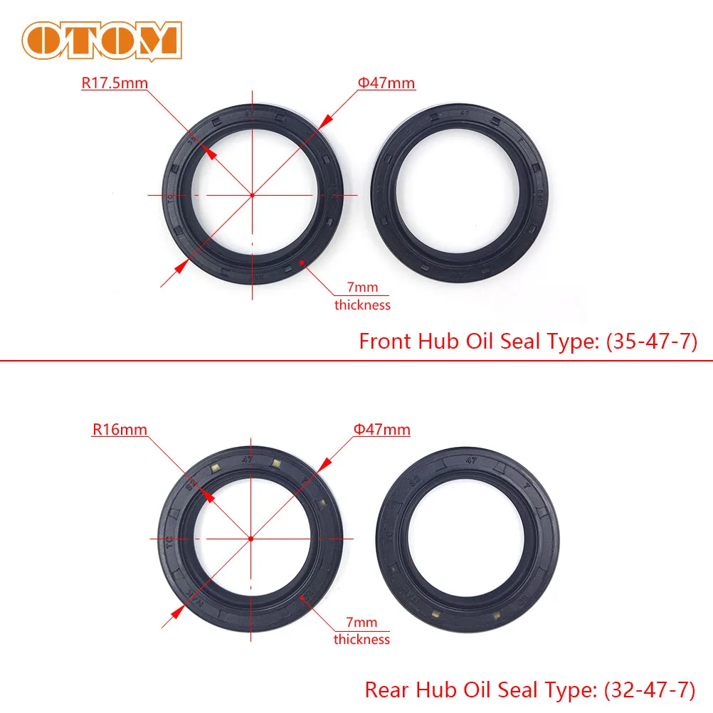 Motorcycle Spokes Wheel Hub Oil Seal For KTM HUSQVARNA