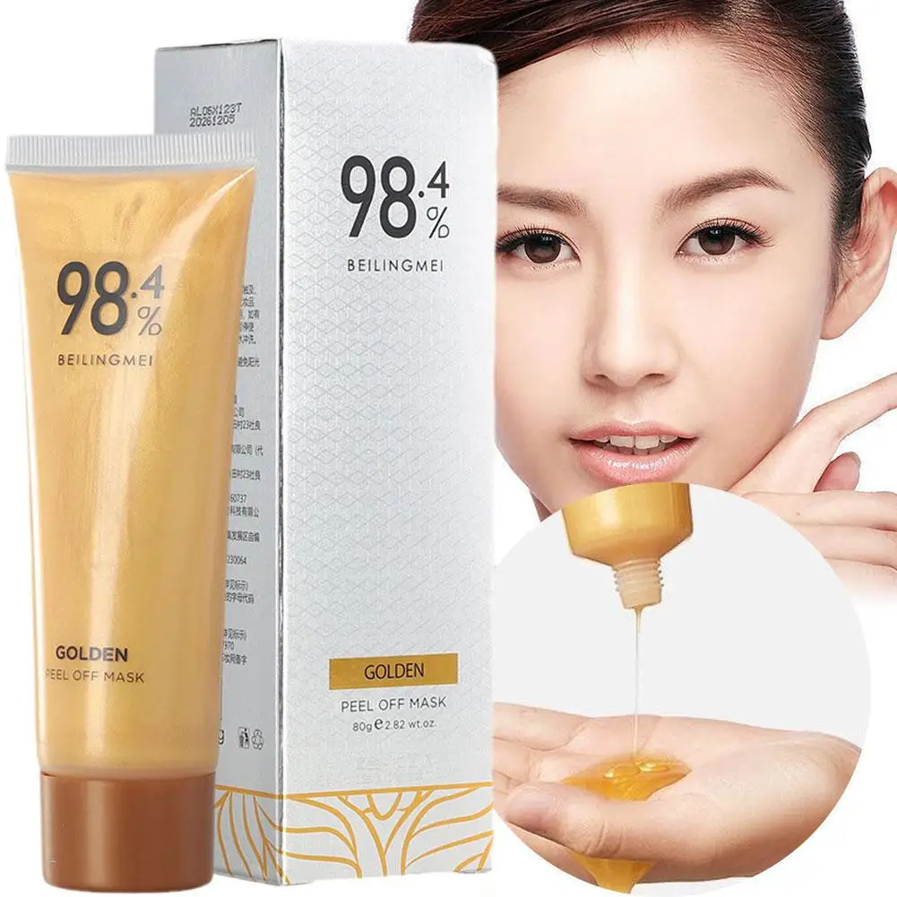 Gold Peel-Off Face Mask for Gentle Oil Control and Deep Moisturization