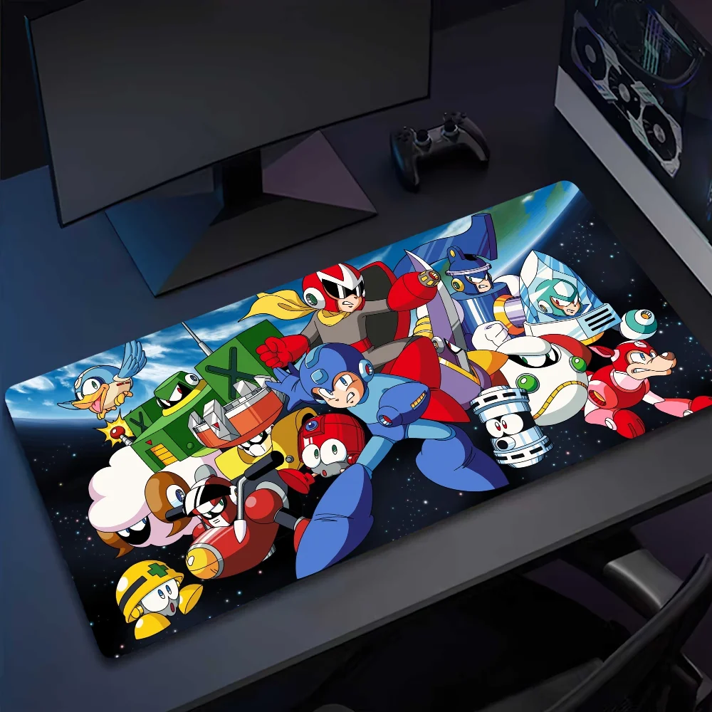 Mousepads Anime Non-slip Lockedge Office Student Gaming Thickened Megaman Large Writing Pad Cushion Mouse Pad 5