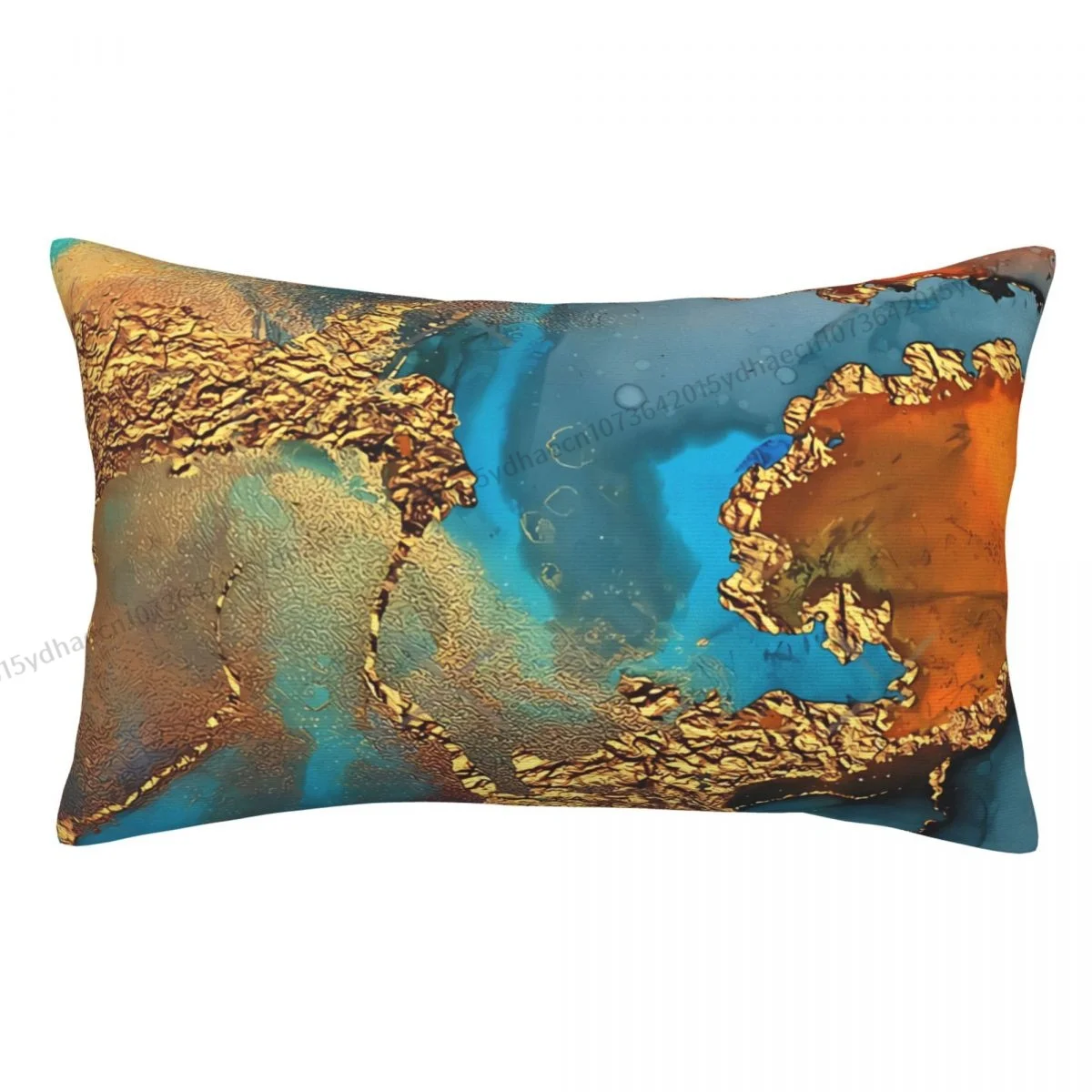 

Glamorous Gold Ink Autumn Texture Marble Hug Pillowcase Backpack Cojines Livingroom Printed Office Pillow Covers Decorative
