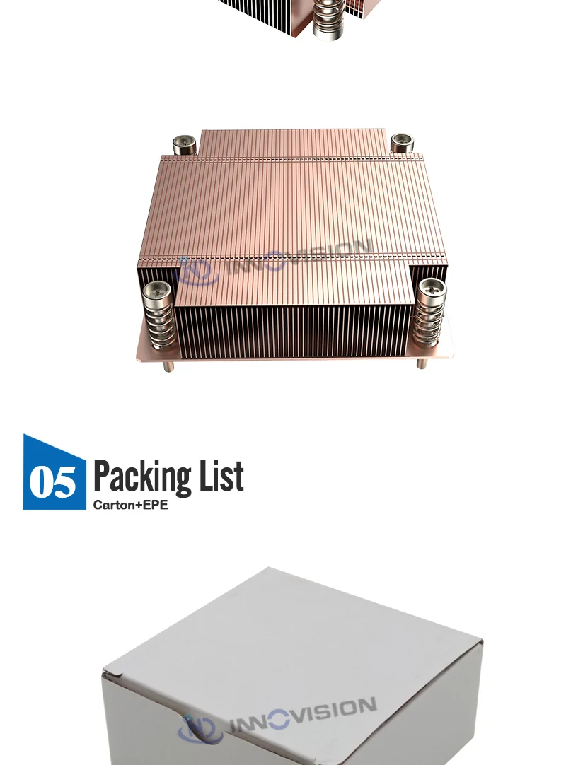 Intel LGA1700 78x78MM Espaçamento Do Buraco 200W TDP