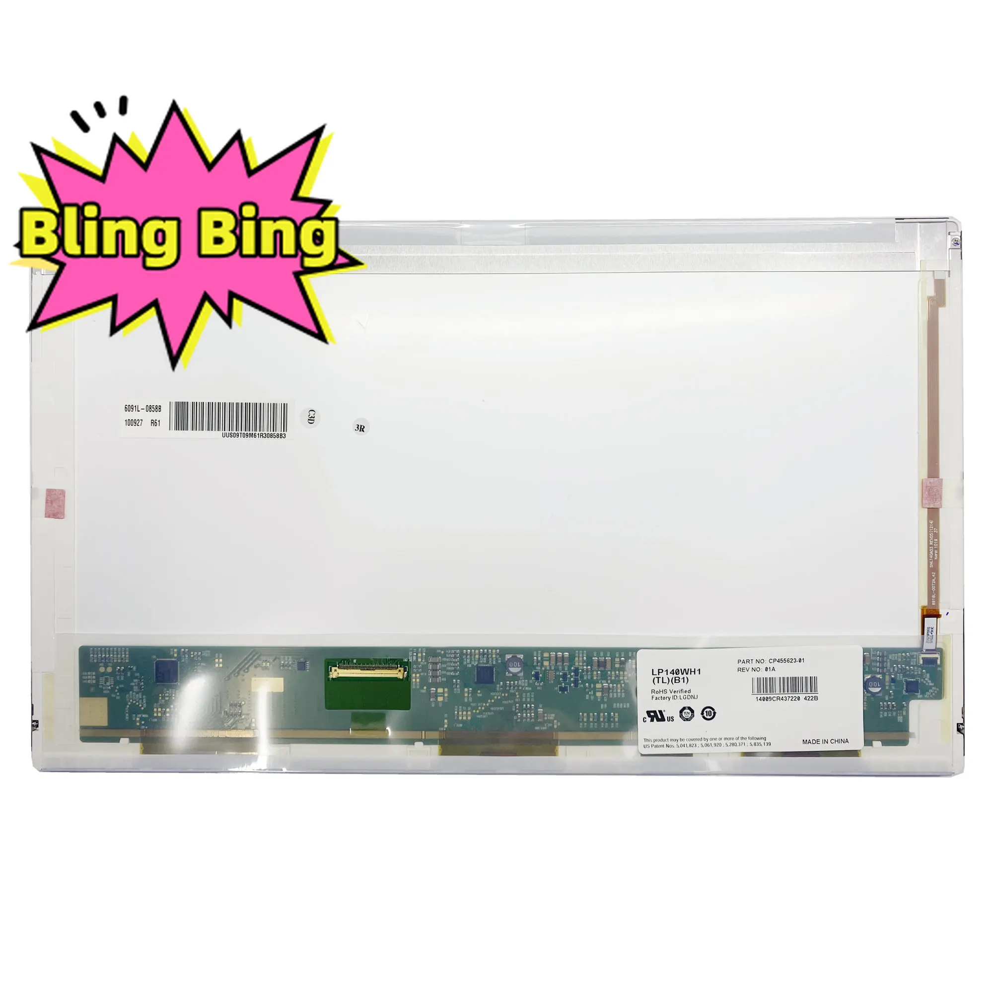 

LP140WH1 TLB1 14inch 1366×768,40 pins laptop LCD LED screen Laptop LCD screen