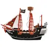 Kids Pirate Toys Pirates Ship Plaything Interesting Unique Boats Model Playthings Table Ornament Boat Toy for Home Kindergarten 3