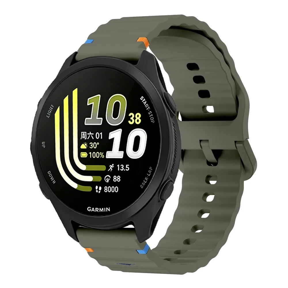 Soft Silicone Strap in 18mm, 20mm, and 22mm Sizes - Versatile and Comfortable Wristband