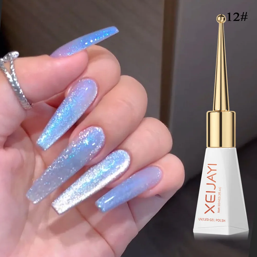 Nail Polish Glitter Cat Magnetic Nail Gel