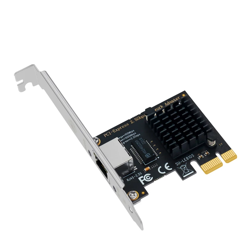 

Сетевая карта PCI Express RTL8125GB Gigabit Ethernet PCIE, сетевая карта 2,5 Гбит/с, LAN адаптер, 1 порт, сетевая карта RJ45 для настольного ПК