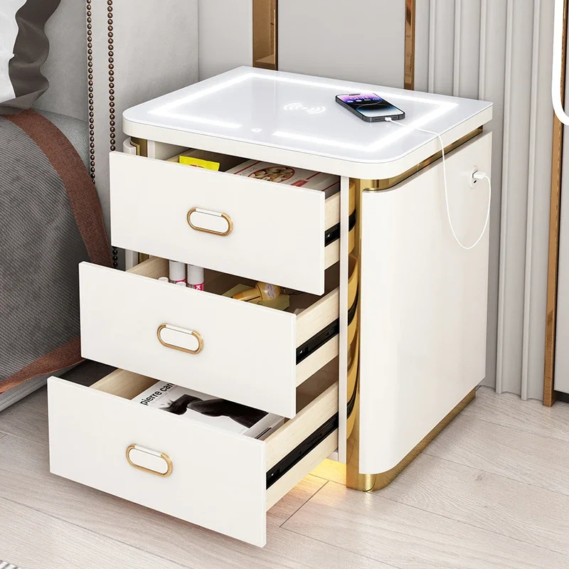 Furnitures Room Furniture Nordic Bedside Table Chests Drawers Luxury Cool Stuff Nightstands Design Unique Meubles Cabinet