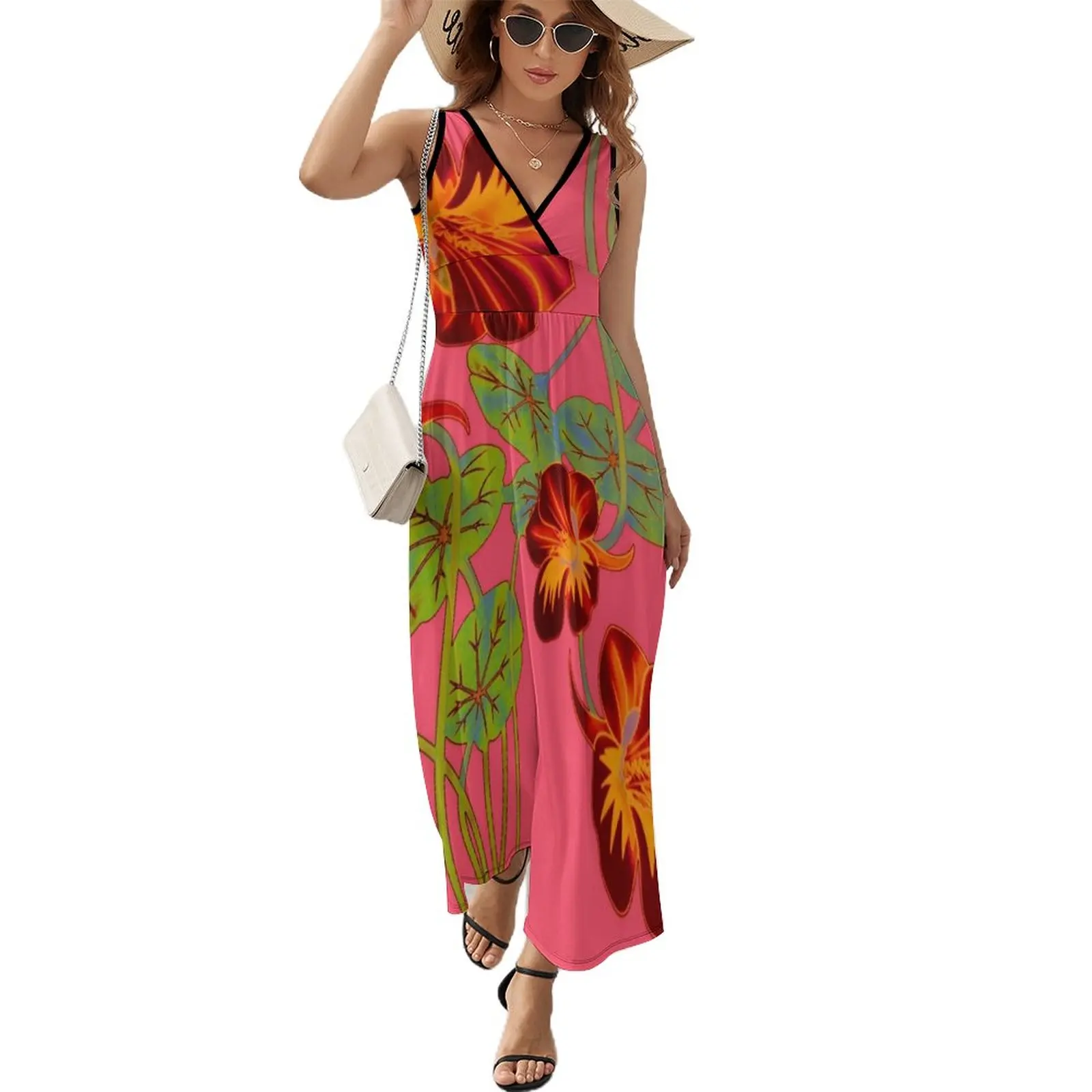 

Capucines Sleeveless Dress Woman fashion Long dress woman Women's clothing