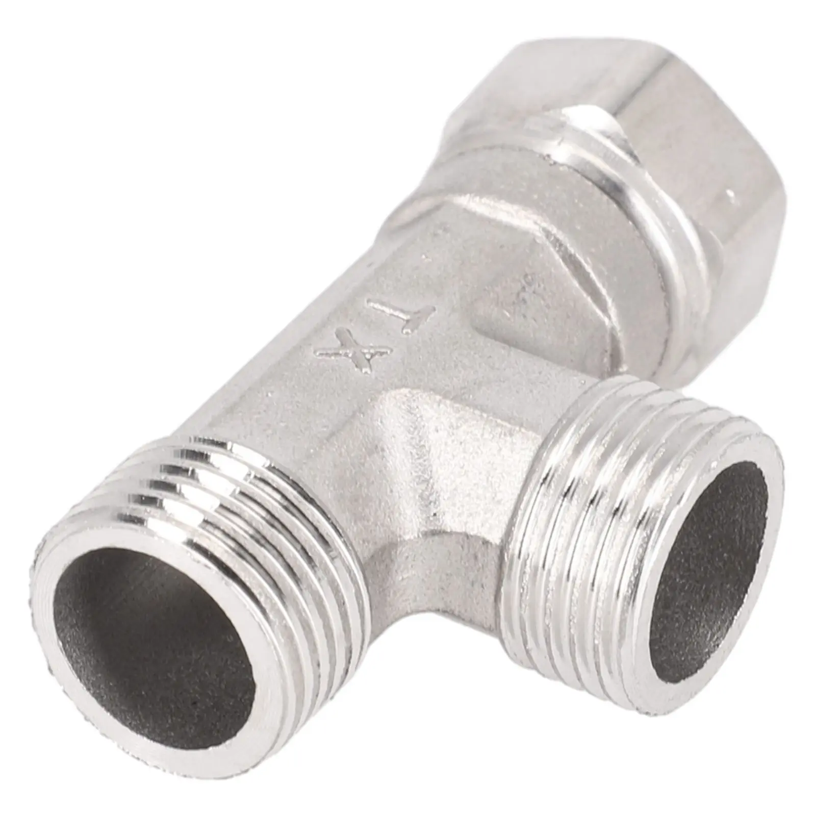 Toilet Diverter Valve Copper T Adapter G1/2" Three-way Water Pipe For Bath Bidet Sprayer Shower Fitting 4 Points, t adapter valve,shower head diverter valve,diverter valve,faucet valve