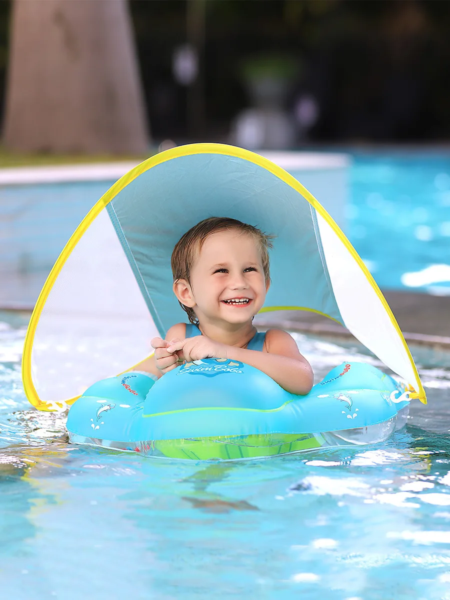 

Outdoor sports baby swimming ring party circle children's swimming ring underarm circle sun shade beach vacation
