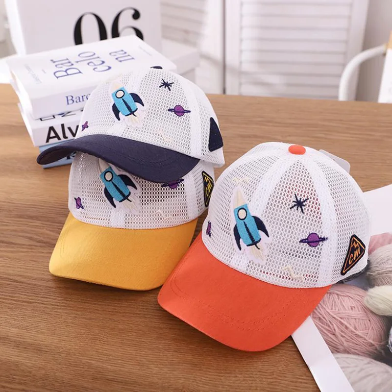 Doitbest – casquette de Baseball en maille pour bébé, chapeau d'été,  respirant, mignon, voiture, ensemble de lettres, chapeaux de soleil pour  enfants, garçon et fille, gorras