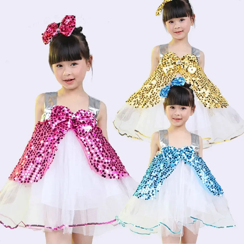 

Ballet Costumes For Dance Leotard Girl Dancewear Girls Flower Dress For Children Dance Perform Clothing Kids Sequin Tutu