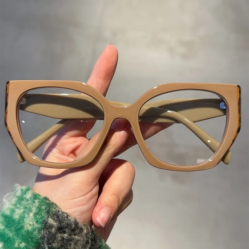 Women glasses Cat Eye Oversized Non-prescription Eyewear Party Spectacles