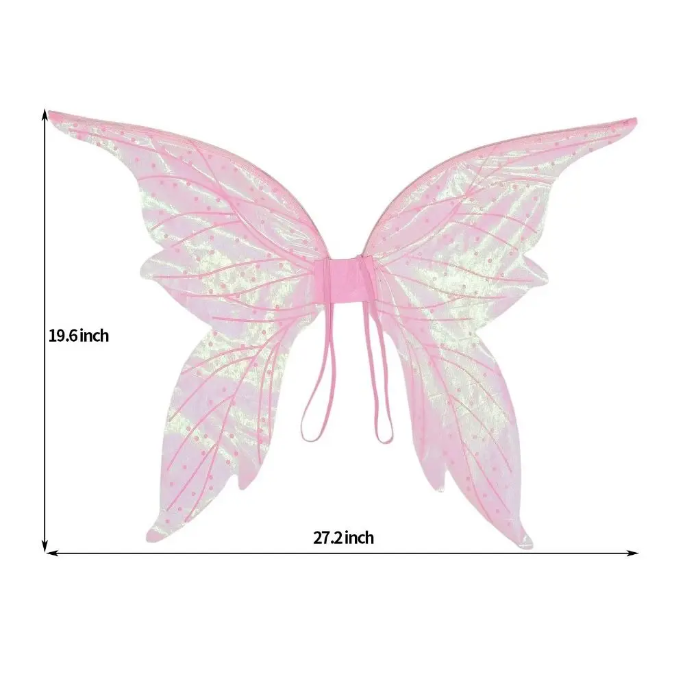 Nylon Butterfly Fairy Wings Cosplay Costume for Halloween Party