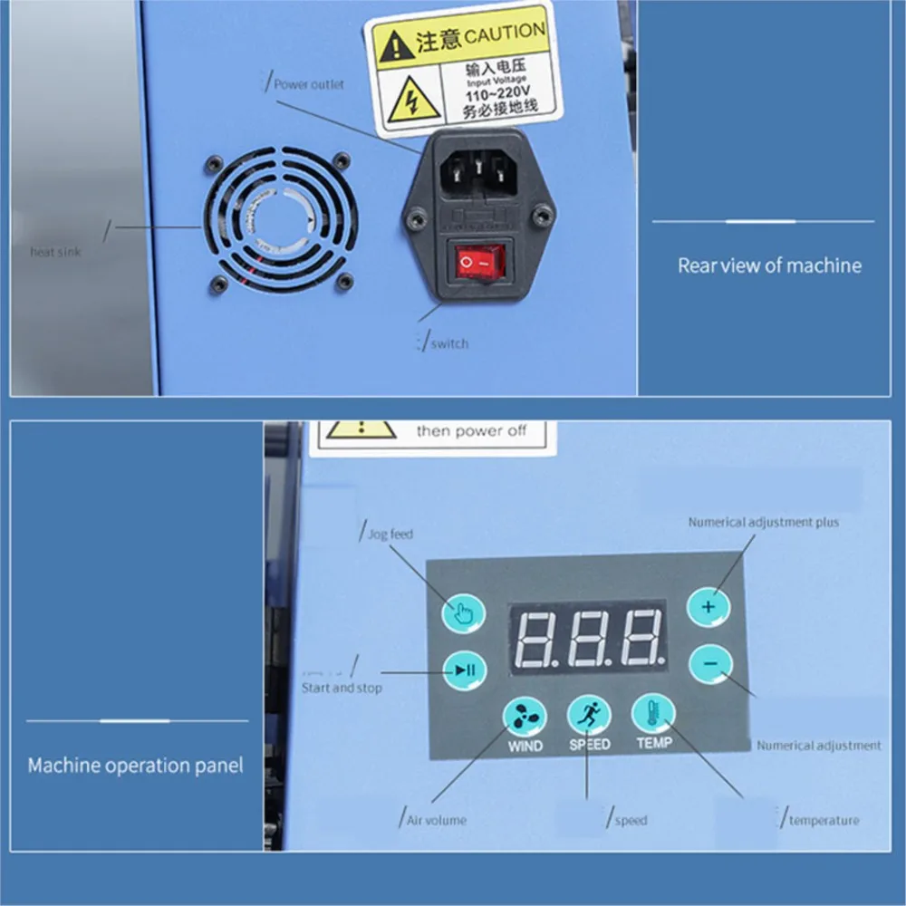 H015 buffer máquina de almofada ar cabaça filme bolha ar travesseiro saco enchimento inflator automático máquina ferramentas