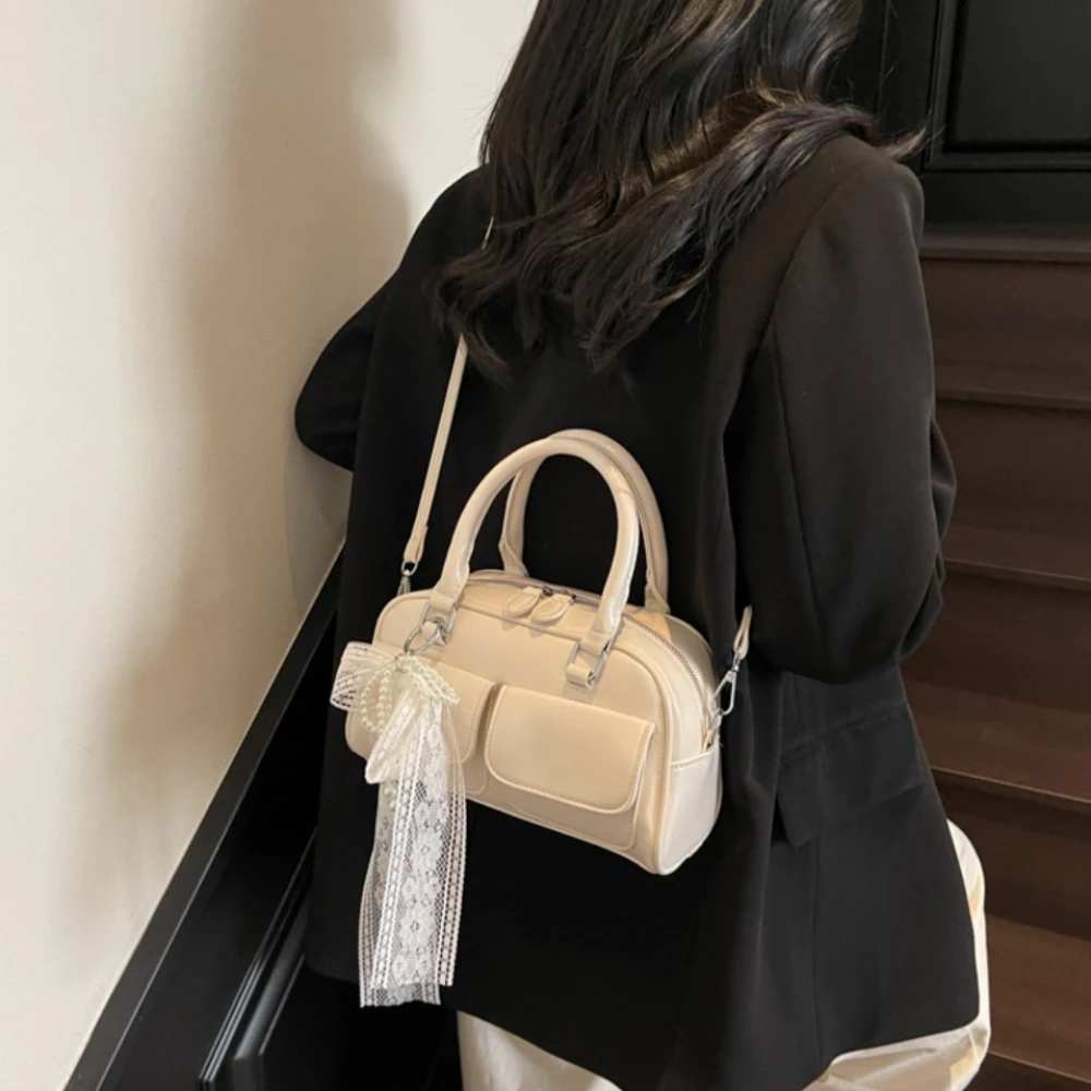 Ladies Crossbody Bag Fashion Everything Popular Casual Sweet Lace Ballet Style Design Sense of Spring and Summer New Shoulder Ba