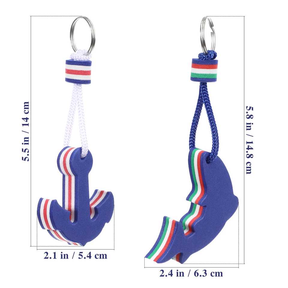 Portachiavi Galleggiante In EVA Per Sport Acquatici – Confezione Da 2 – Nero – Visibile E Impermeabile Per Kayak, Nuoto, Vela