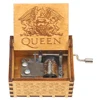 Wooden Music Box Multifunctional Manual Carved Music Box Household Decor Classic Wooden Melody Box Creative Queen Birthday Gifts 1