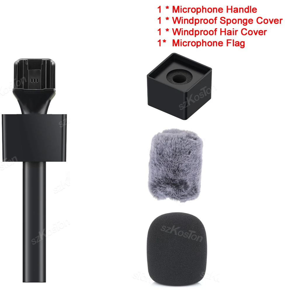 Wireless Lavalier Microphone Handheld Stick