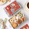 Old-fashioned Rectangular Iron Box High Quality Metal Storage Box Cake Packaging Box Durable with Lid Candy Box 3