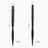 Hair Round Brush Comb Small Nylon Bristles Brush With Wooden Handle, For Curly Wavy Thick Thin Hair 6