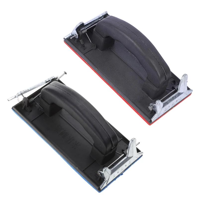 

Hand Sander with Handle Manual Plastic Sandpaper Holder for Woodworking Wall