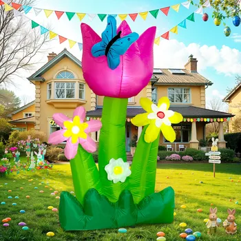 Inflatable Tulip Yard Decor 1
