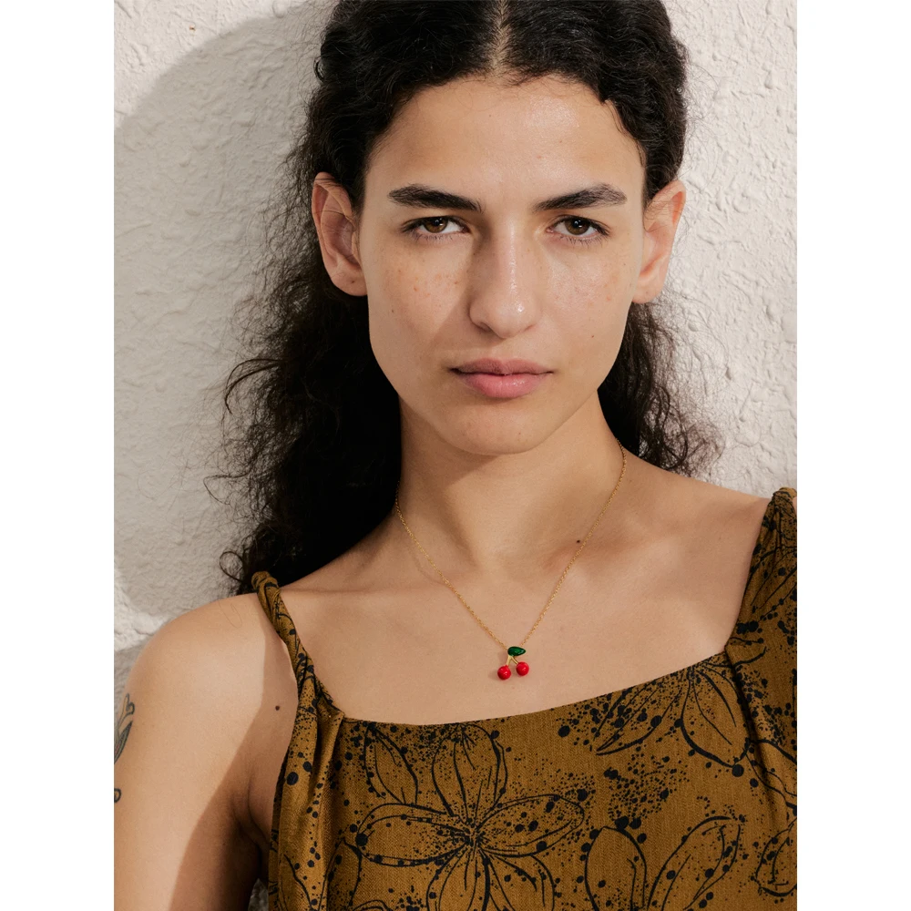 Yhpup Pendant Necklace Stud Earrings