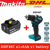 Batterie Li-ion Makita 18V d'origine authentique 5Ah 6Ah 9Ah rechargeable pour perceuse sans fil POP, meuleuse, clé à chocs DDF487 3