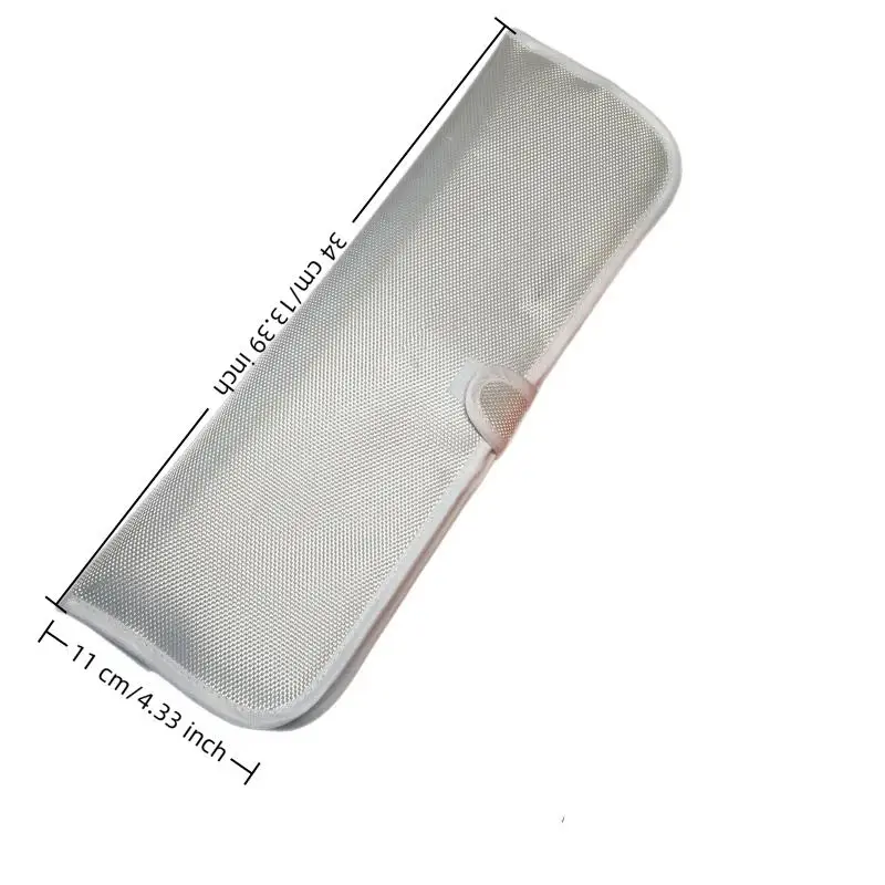 휴대용 방열 매트 열 저항 매트 파우치 헤어 스트레이트너 플랫 아이언 컬링 아이언 화상 방지 스타일링 정리함