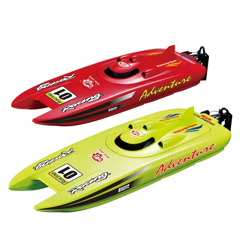 RC Catamaran Speedboat 2.4G Remote Control Boat Model Toy Gift Finished Racing Speedboat Water-cooled Dual Motor Model Ship 6