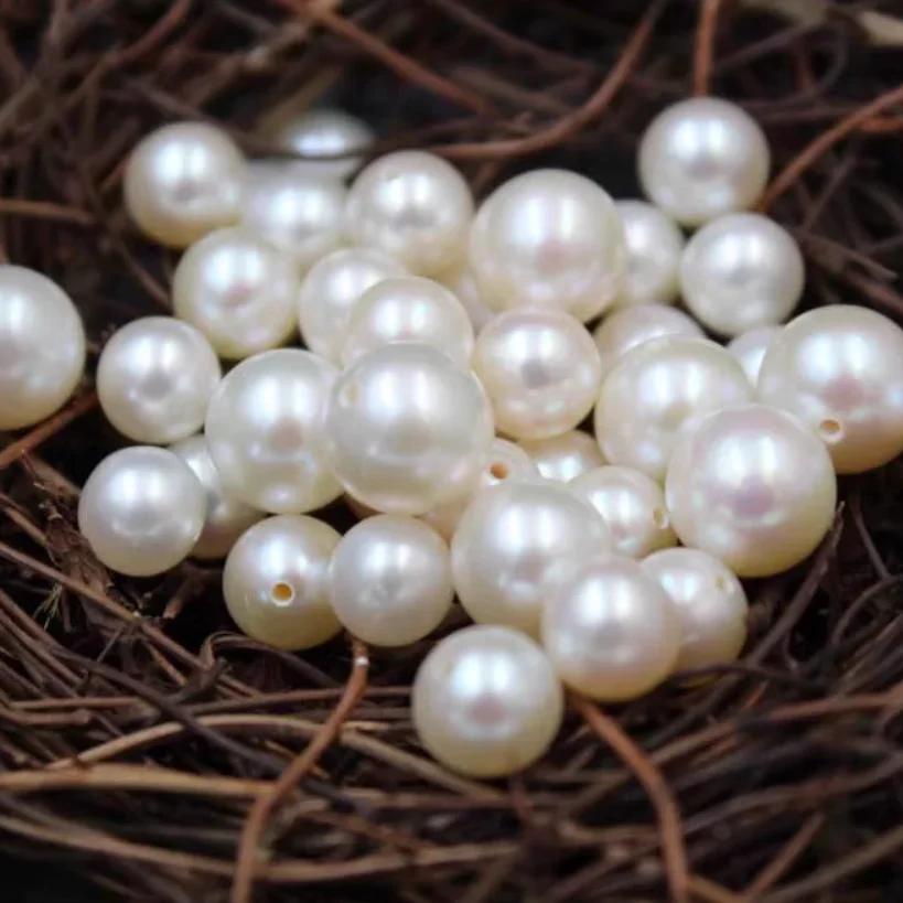 Charming White Pearl Full Drilled & 7-13mm