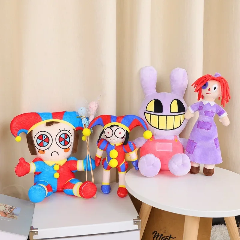 

New Digital Circus Plush Toys Amazing Circus Clown Rabbit Plush Dolls Cartoon Periphery Stuffed Toys Kids Adults Christmas Gift