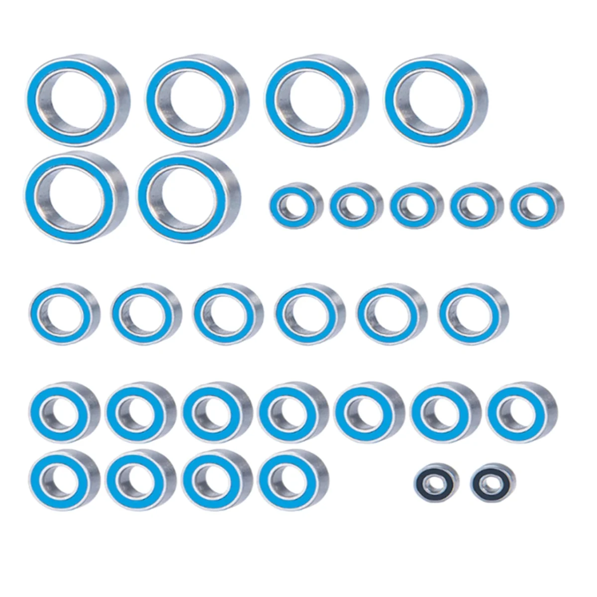 thumbnail image 2 of Tamiya CC01 Full Set Bearing Kit - 18pcs By GPM 2 of 11