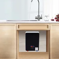 Chauffe-eau électrique instantané 6500W et ensemble de douchette à main, chauffe-eau mural sans réservoir 6