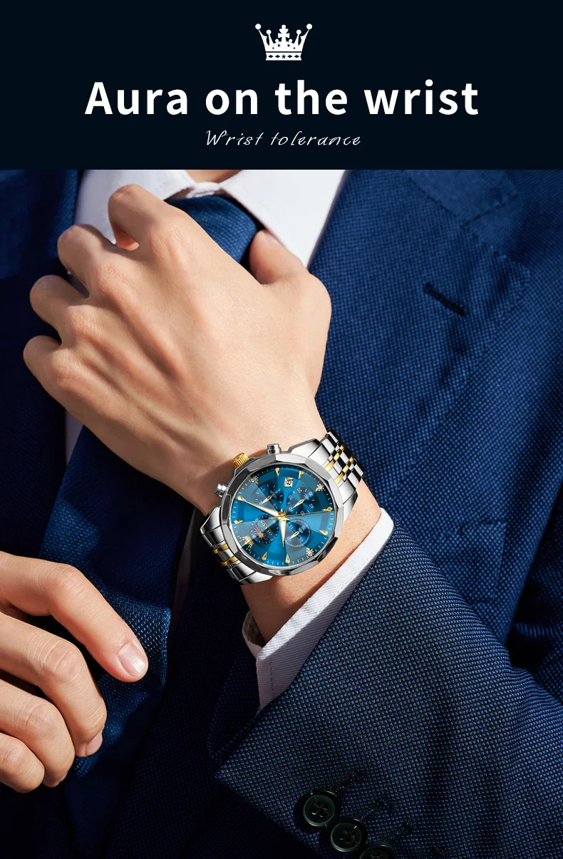OLEVS 3673 Men's Watch description image 3